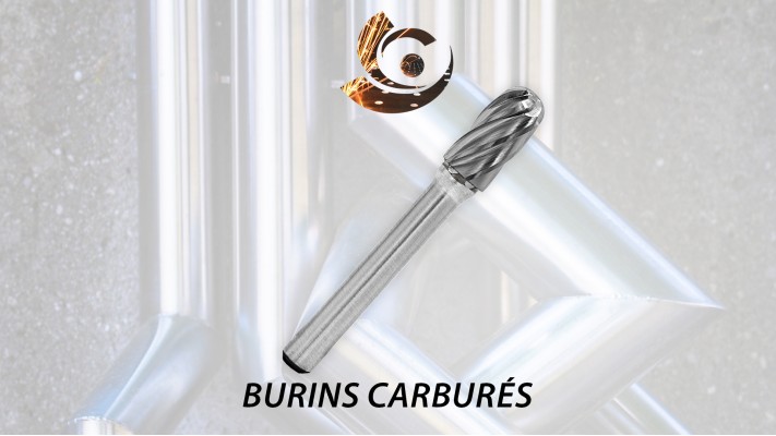 Burin au carbure cylindrique 3/8 WMSB-3NF